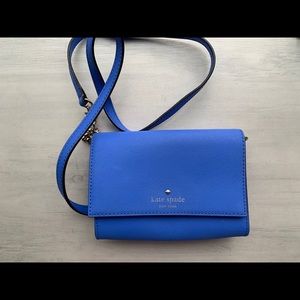 Small Kate Spade Crossbody Cobalt Purse